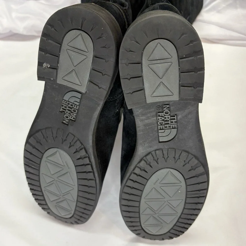 The North Face Women's Bridgeton Tall Black Suede Boots Size US 11 EU 42‎